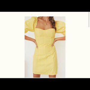 NWT verge girl sunshine yellow dress -last chance-